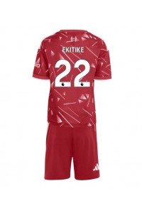 Liverpool Hugo Ekitike #22 Babyklær Hjemme Fotballdrakt til barn 2026-27 Korte ermer (+ Korte bukser)